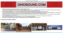 Desktop Screenshot of ohiosound.com