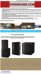Mobile Screenshot of ohiosound.com